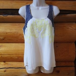 Skies Are Blue Women's Sleeveless Top, size M